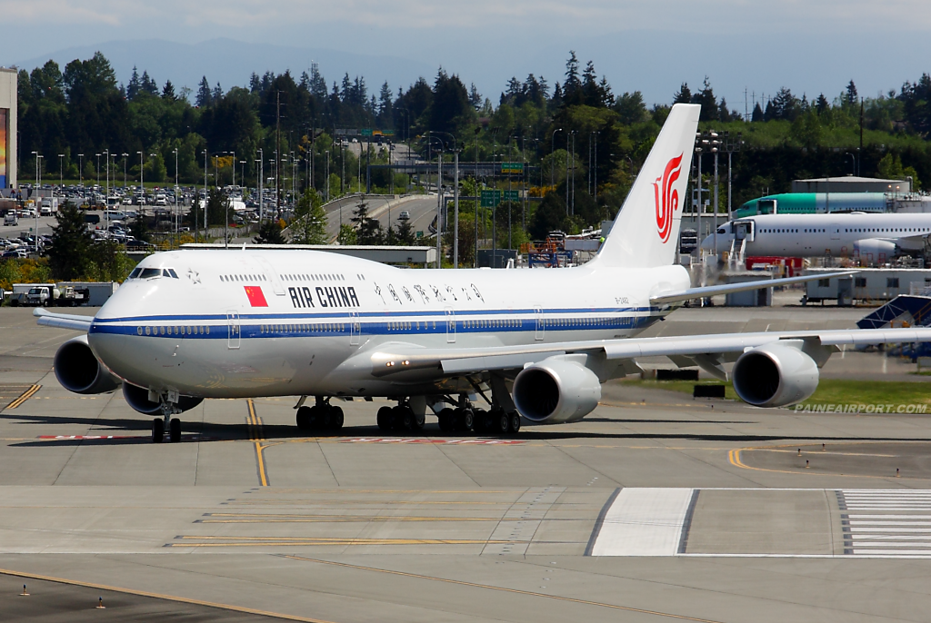 Air China 747-8i B-2482 at Paine Airport
