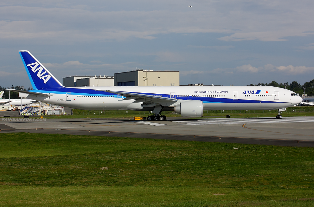 ANA 777 JA792A at Paine Airport