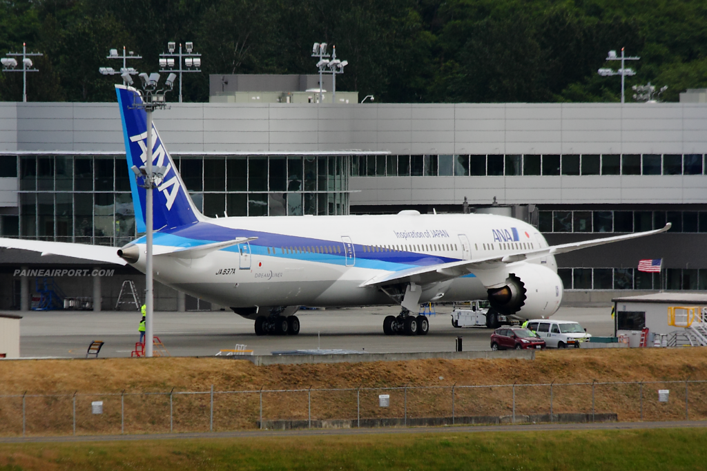 ANA 787 JA837A at Paine Airport