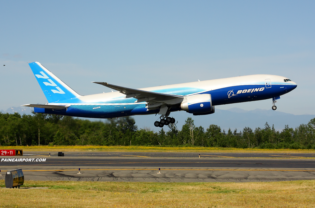 Boeing 777F N5020K at Paine Airport