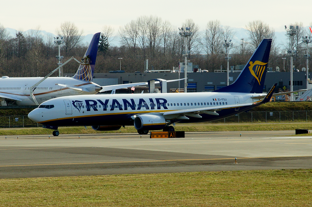 Ryanair 737 EI-FOJ at Paine Airport