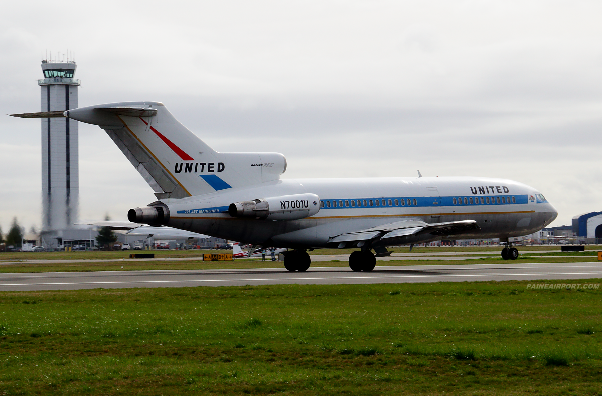 Museum of Flight's 727 N7001U at Paine Airport
