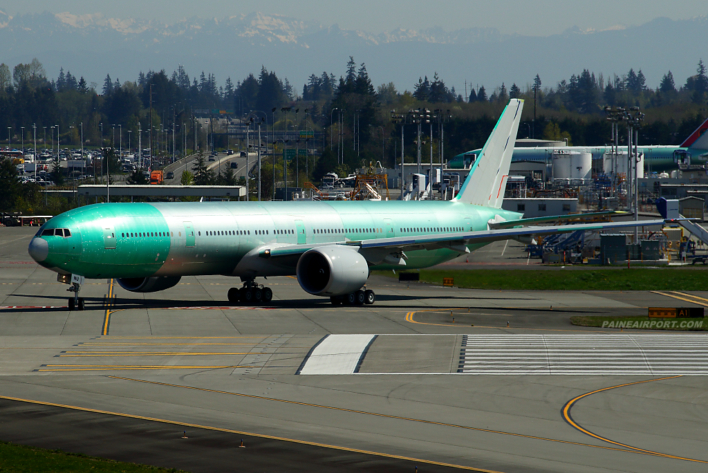 Air France 777 F-GZNU at Paine Airport