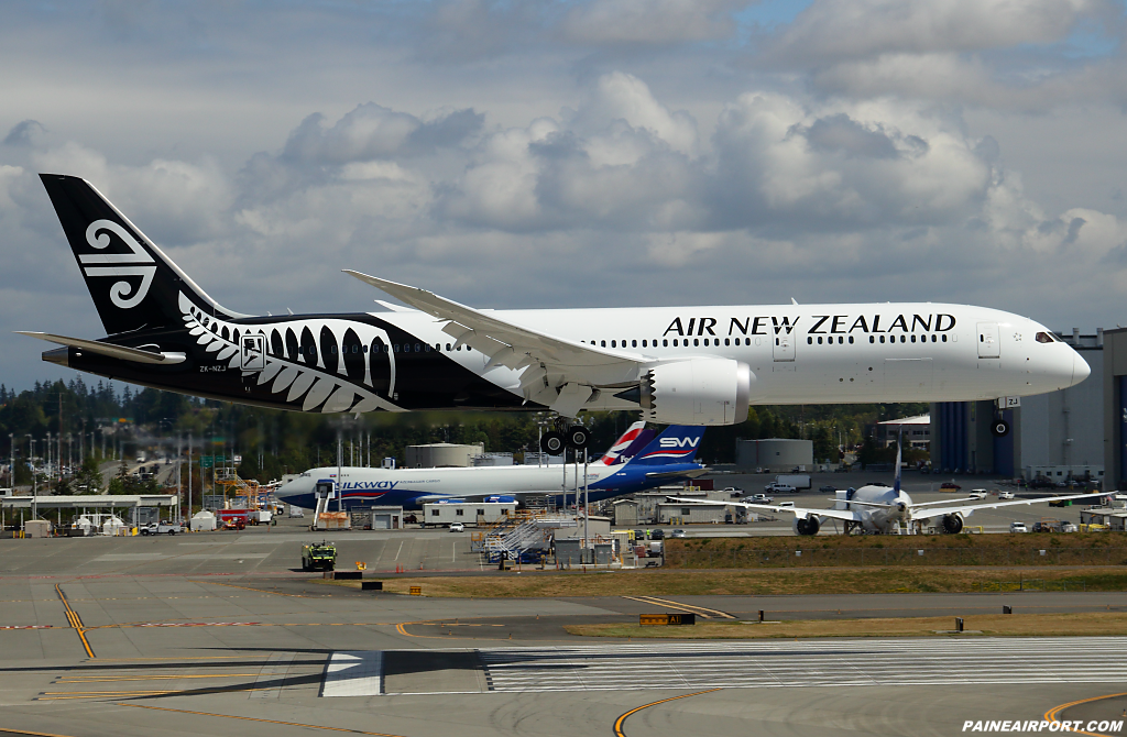 Air New Zealand 787-9 ZK-NZJ at Paine Airport