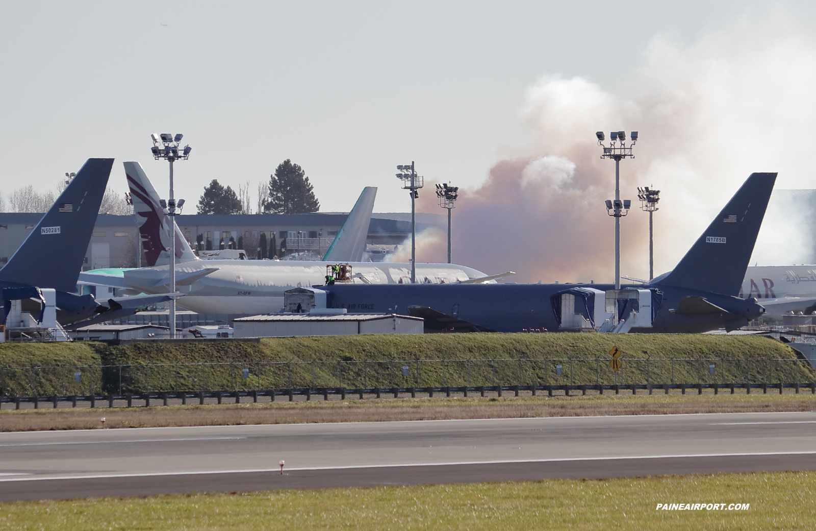 Initial engine run at KPAE Paine Field