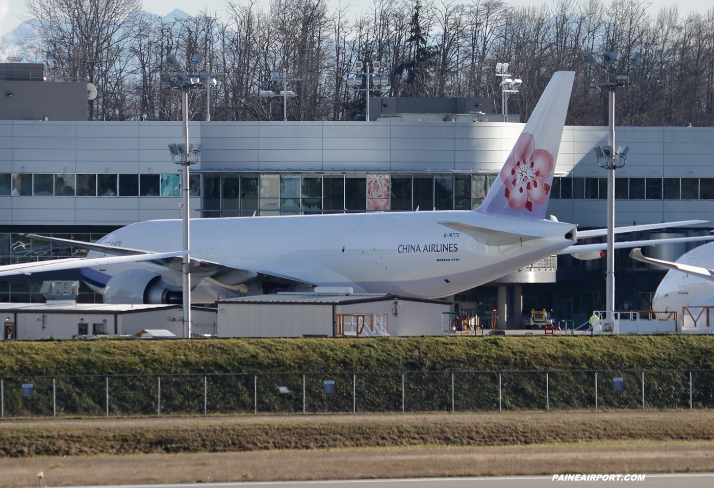 China Airlines 777F B-18772 at KPAE Paine Field