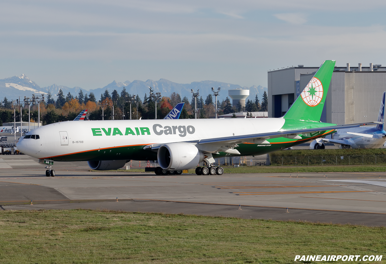 EVA Air Cargo 777F B-16788 at KPAE Paine Field