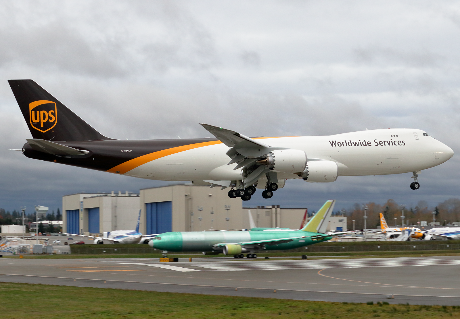 UPS 747-8F N631UP at KPAE Paine Field 