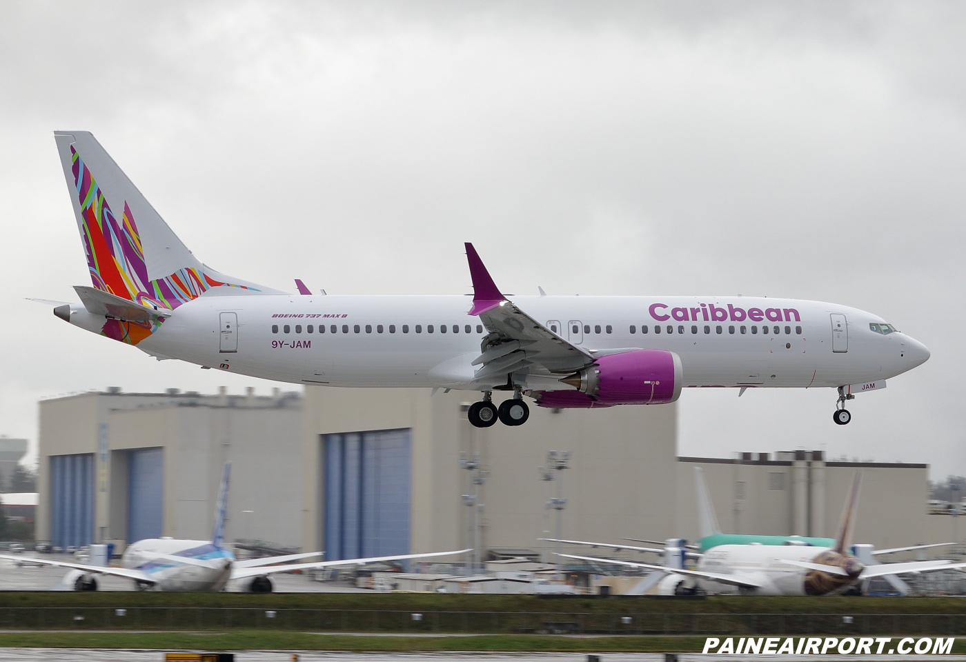 Caribbean Airlines 737 9Y-JAM at KPAE Paine Field