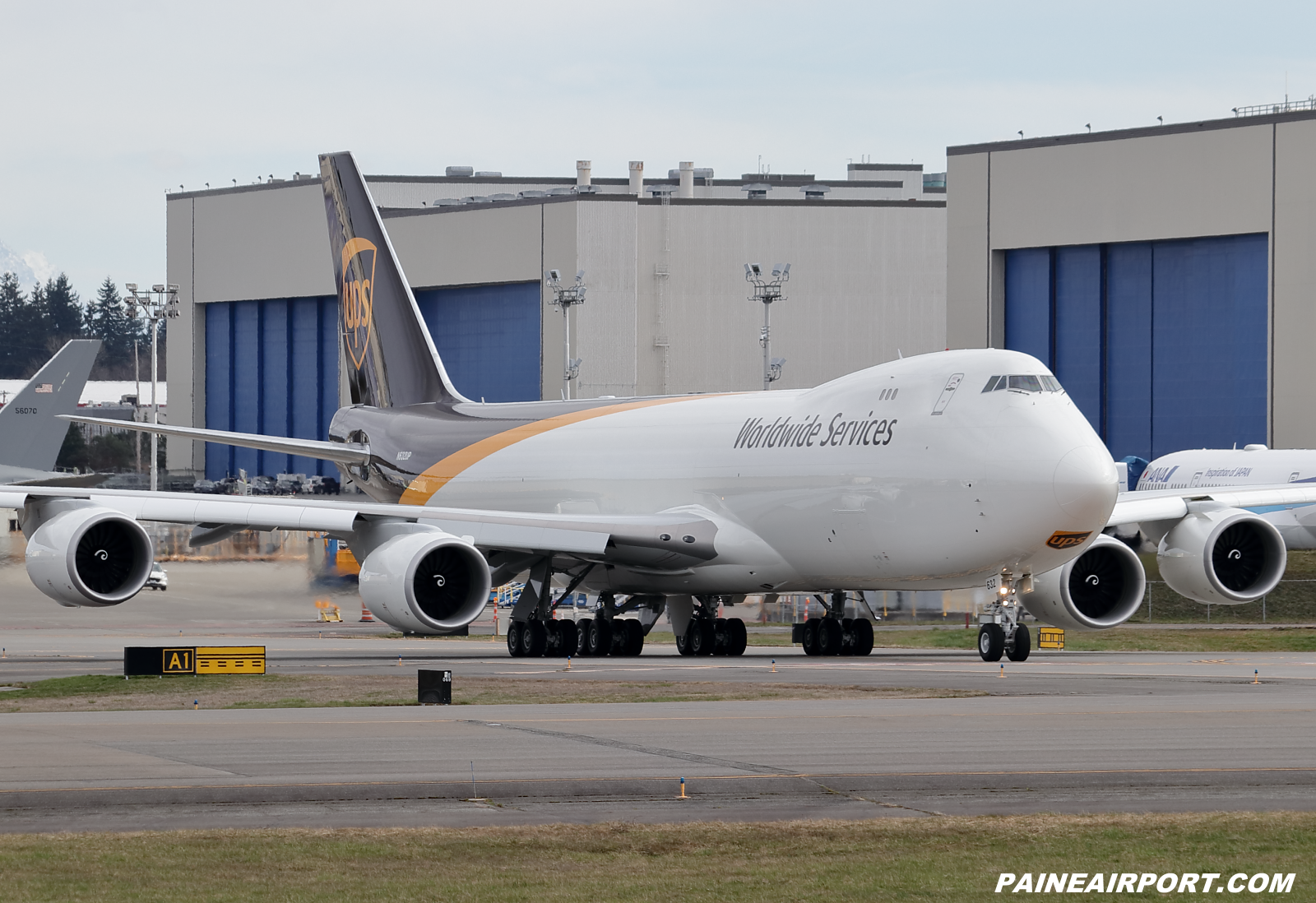 UPS 747-8F N632UP at KPAE Paine Field