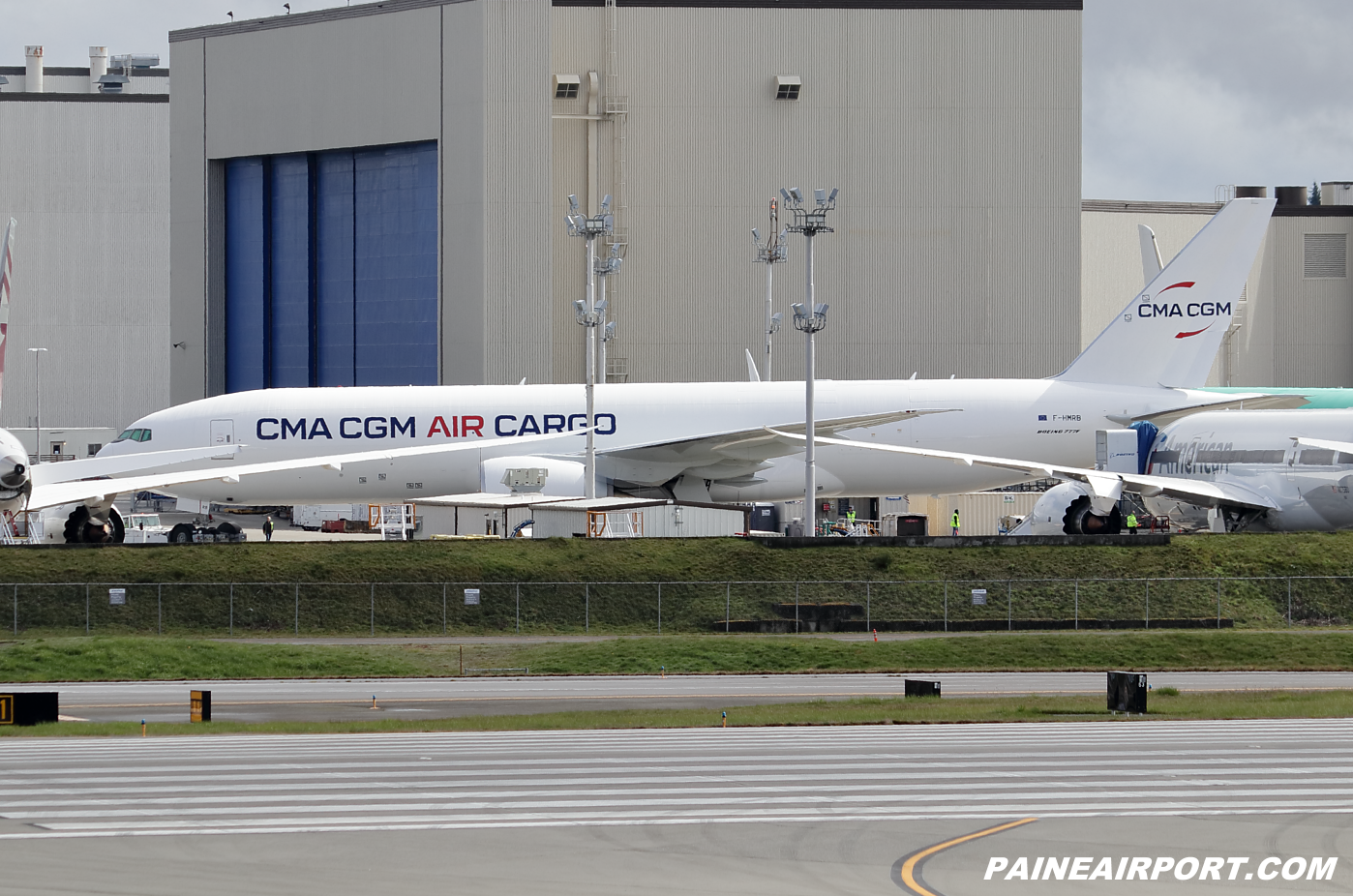 CMA CGM Air Cargo 777F F-HMRB at KPAE Paine Field