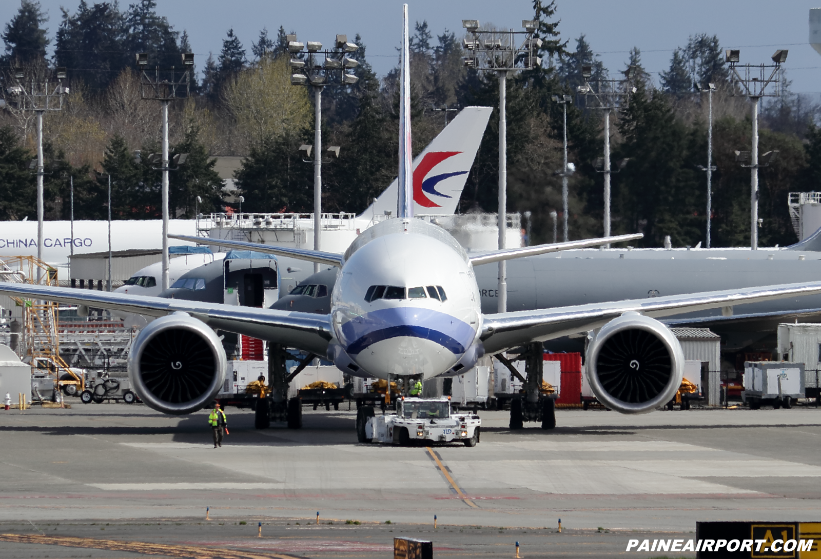 China Airlines 777F B-18775 at KPAE Paine Field
