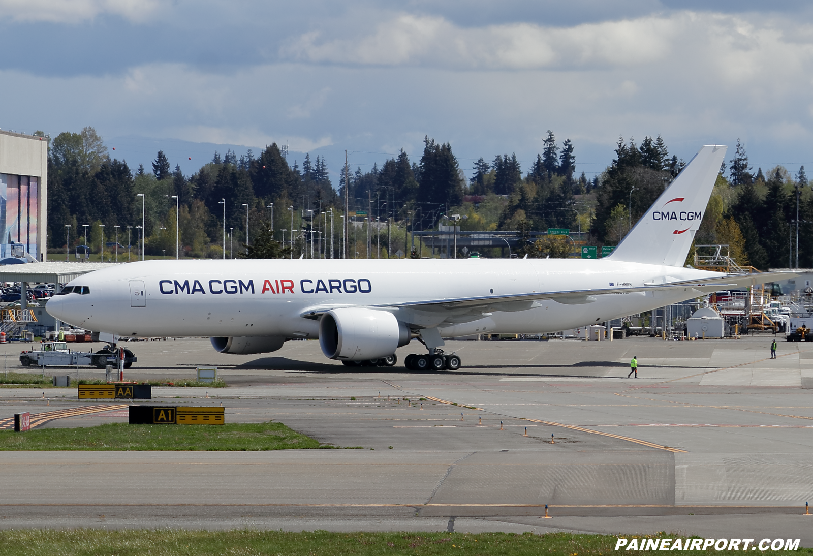 CMA CGM Air Cargo 777F F-HMRB at KPAE Paine Field