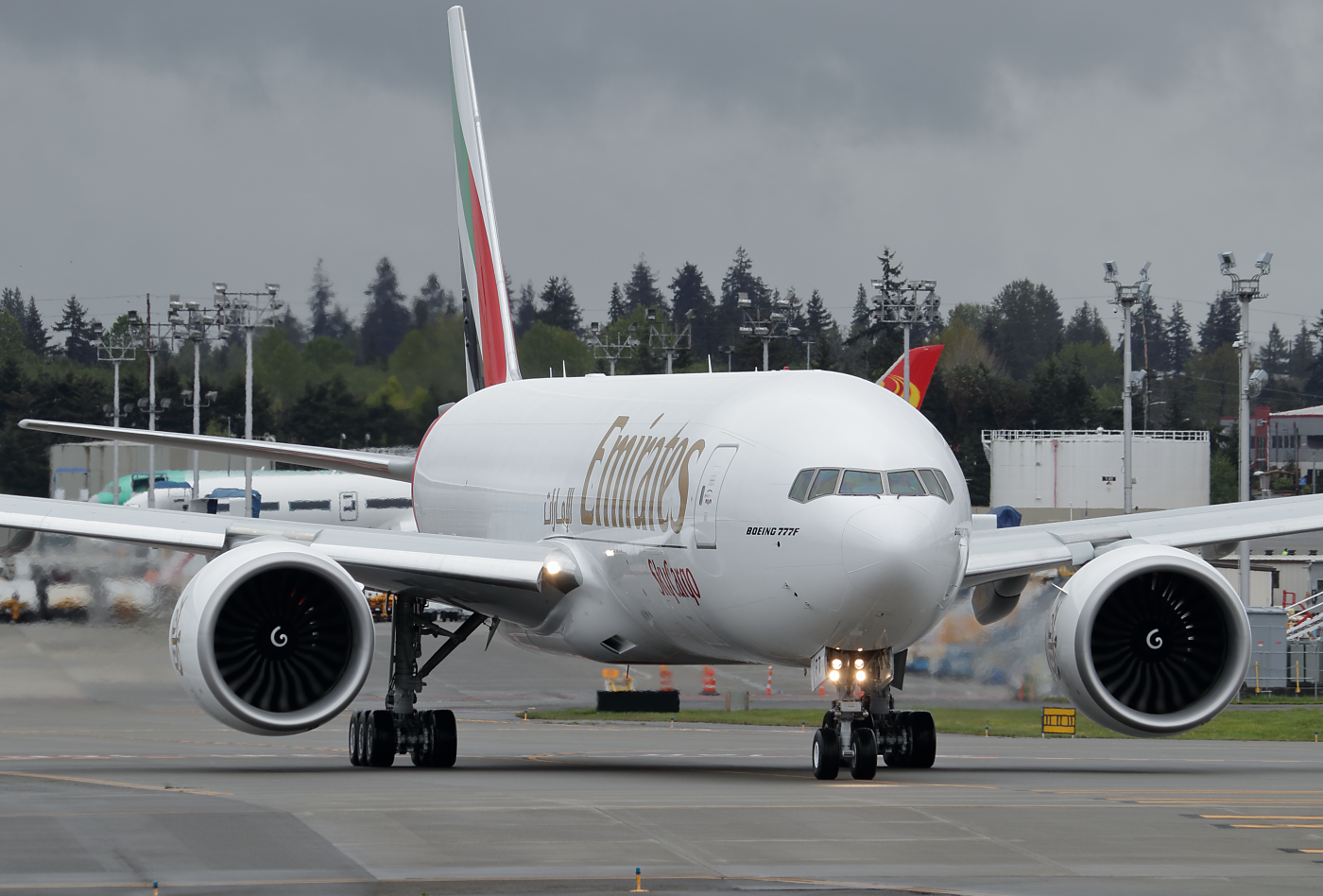 Emirates Sky Cargo 777F A6-EFT at KPAE Paine Field