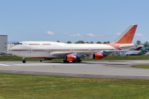 Air India 747 VT-EVA at KPAE Paine Field