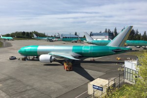 Maersk Air Cargo 777F at KPAE Paine Field