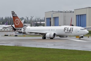 Fiji Airways 737 DQ-FAF at KPAE Paine Field
