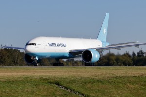 Maersk Air Cargo 777F OY-MAD at KPAE Paine Field