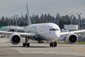 Oman Air 787-9 A4O-SL at Paine Field