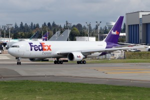 FedEx 767 N255FE at KPAE Paine Field