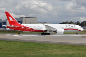 Shanghai Airlines 787-9 B-20EV at KPAE Paine field