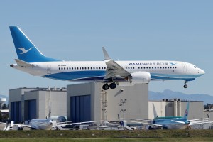 Xiamen Air 737 B-20DU at Paine Field