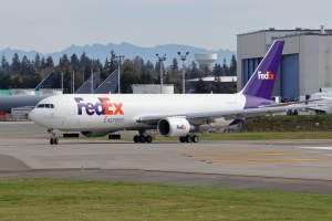 FedEx 767 N255FE at KPAE Paine Field